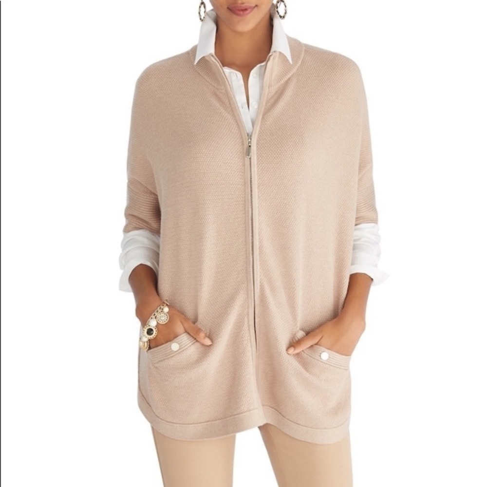 WHBM Poncho Cape Cardigan Sweater EUC